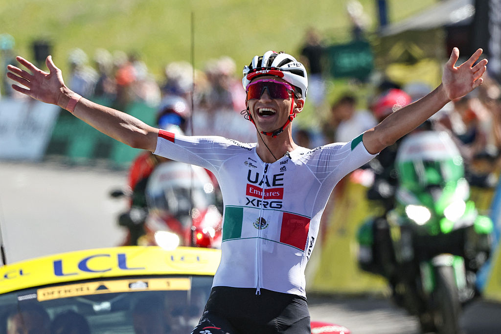 Isaac del Toro at the 2026 Tour Auvergne-Rhone-Alpes