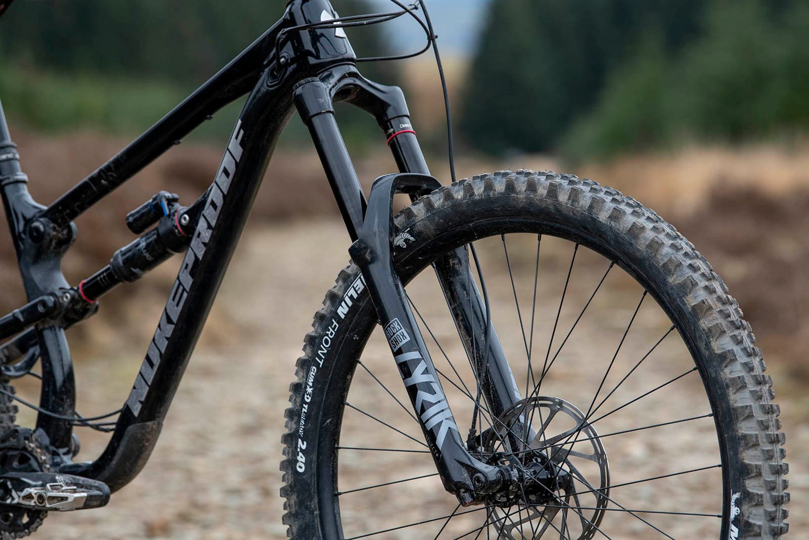 RockShox Lyrik Select+ on the Nukeproof Mega 290 Alloy Pro full suspension mountain bike