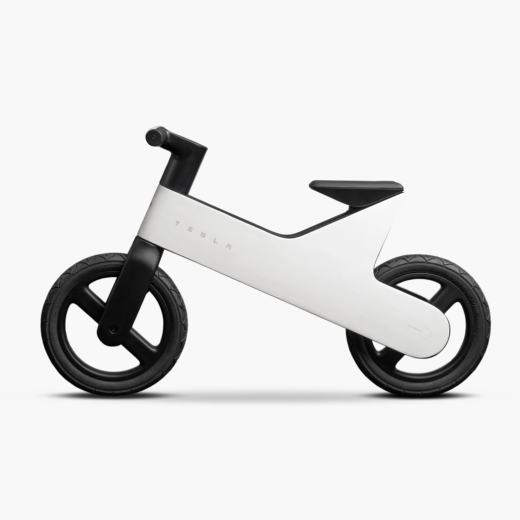 Tesla balance bike.