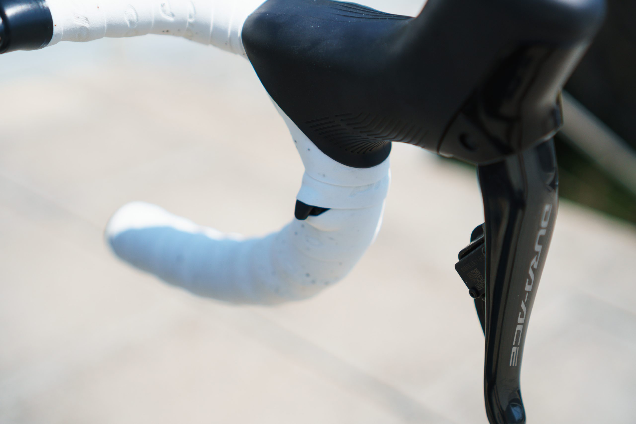 Matej Mohorič Bianchi Specialissima RC at the 2026 Tour de France sprint shifters.
