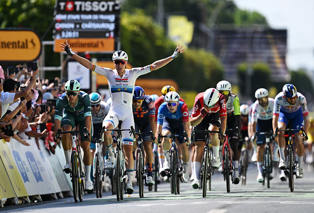Tim Merlier wins stage nine of the 2025 Tour de France