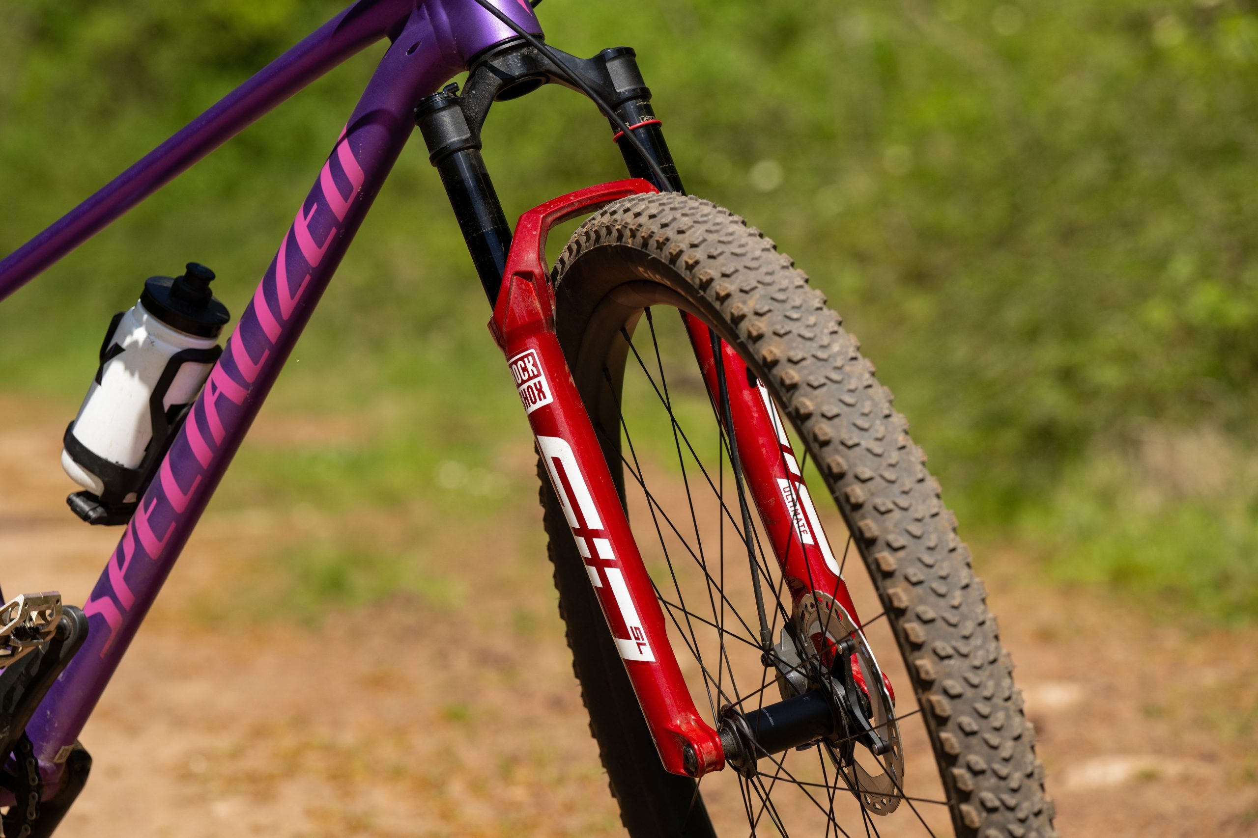 RockShox SID SL 3P Ultimate fork bolted to a Specialized Chisel hardtail.
