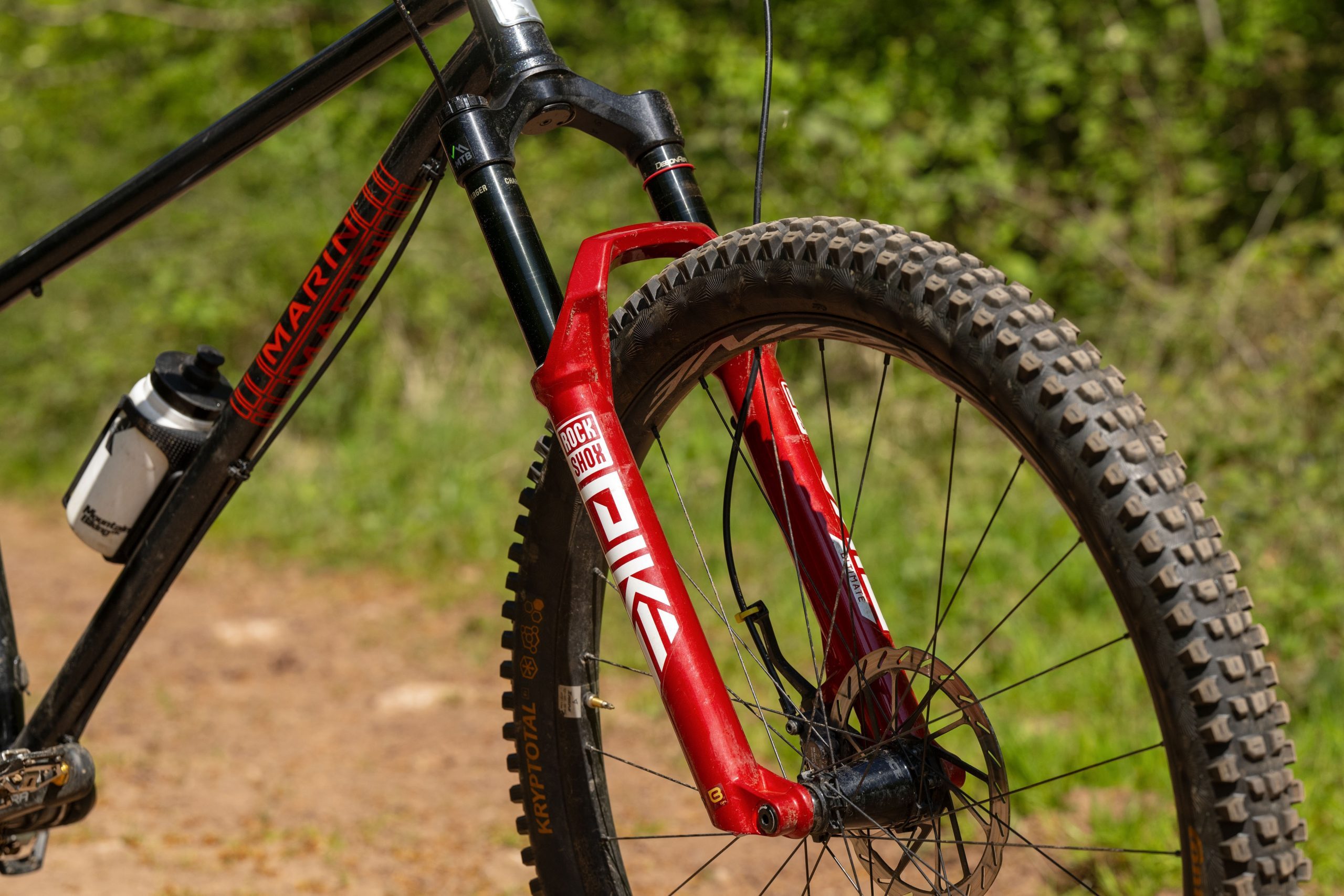 RockShox Pike Ultimate suspension fork.