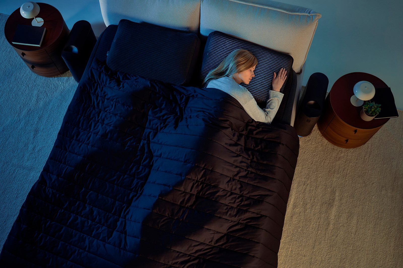 Eight Sleep bed setup.