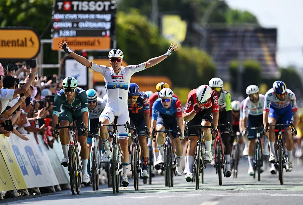 Tim Merlier wins stage nine of the 2025 Tour de France