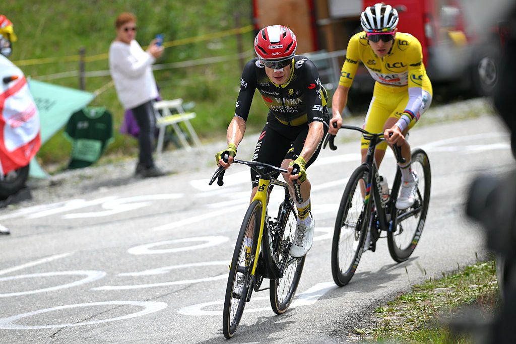 Jonas Vingegaard at the TDF 2025