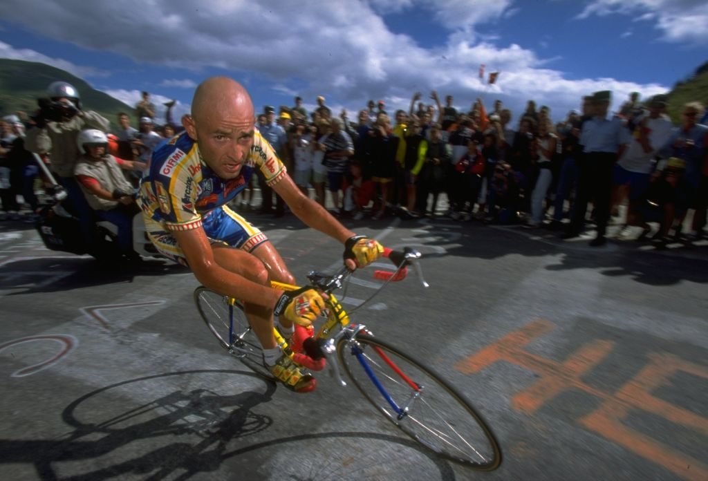Marco Pantani on Alpe d'Huez