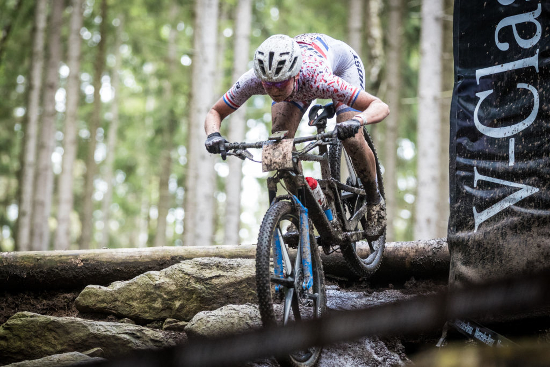 Mercedes-Benz UCI Mountain Bike World Cup - Women Elite Anna Terpstra racing at the UCI women's cross-country world championships in May 2021