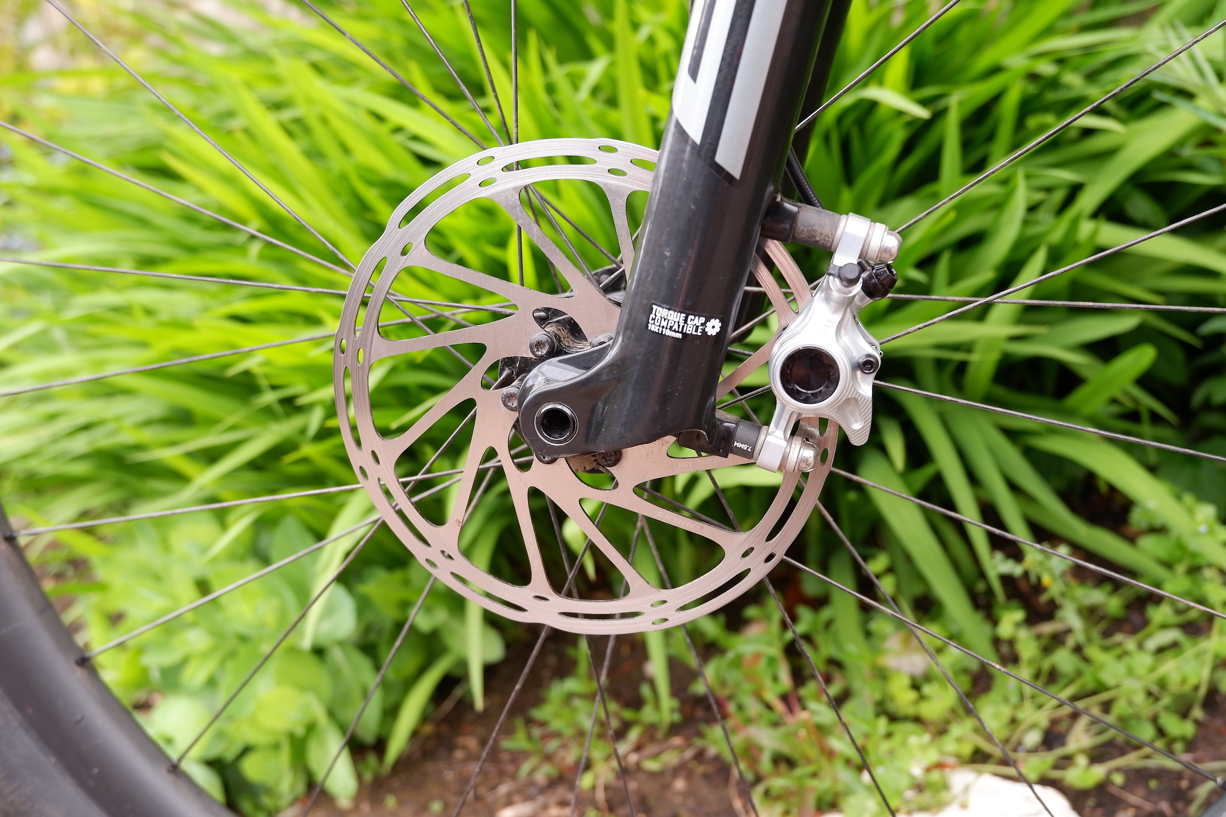 Hope XCR caliper and rotor