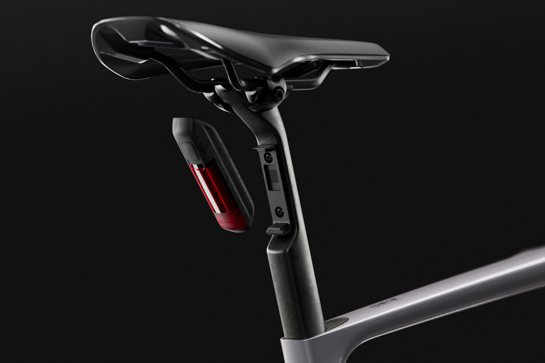 D-Shaped carbon post and integrated light