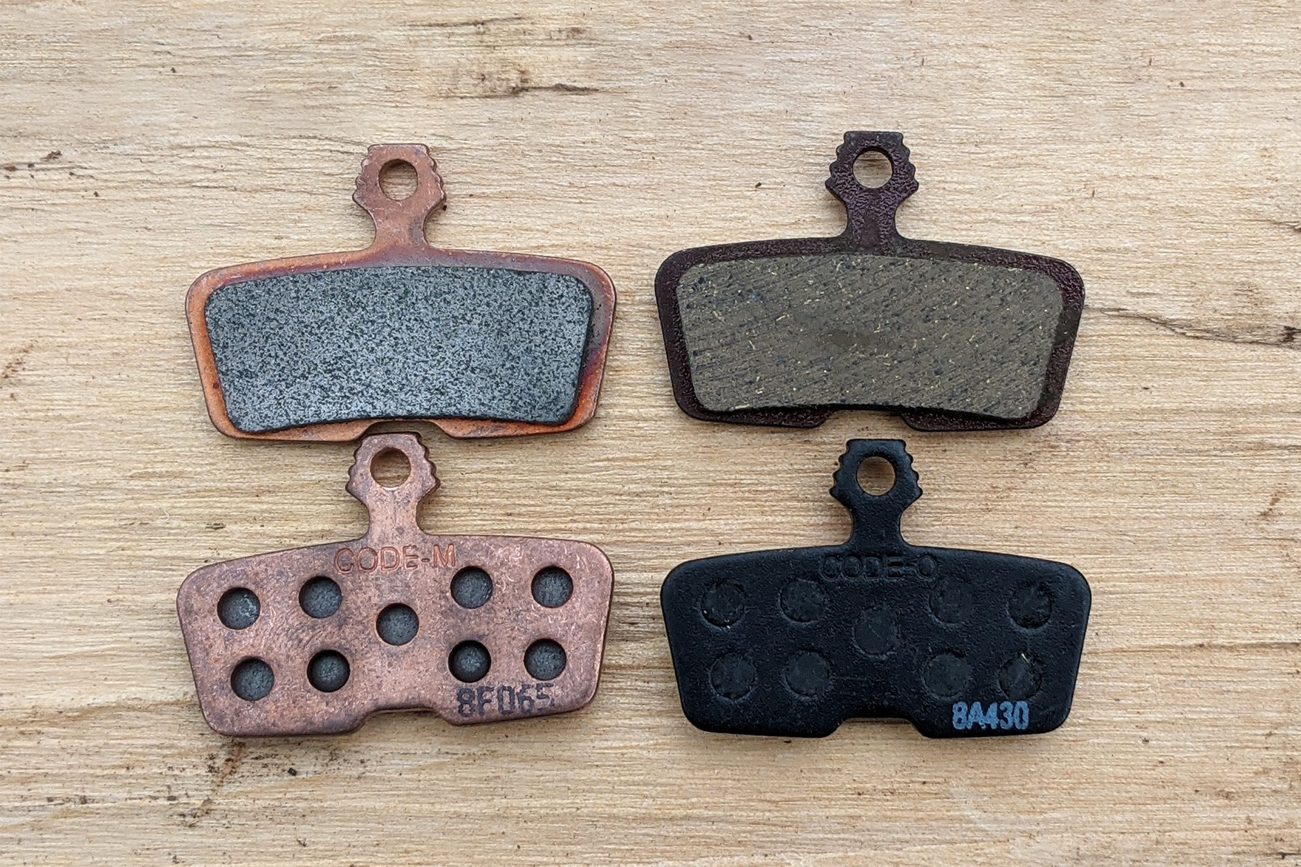 Organic and sintered brake pads Organic and sintered brake pads