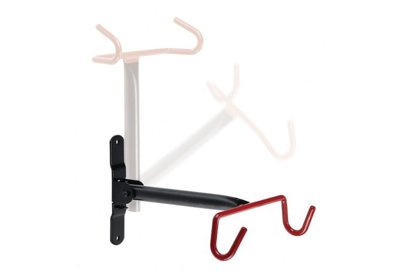 This rack from IceToolz is an example of a basic permanent-horizontal rack