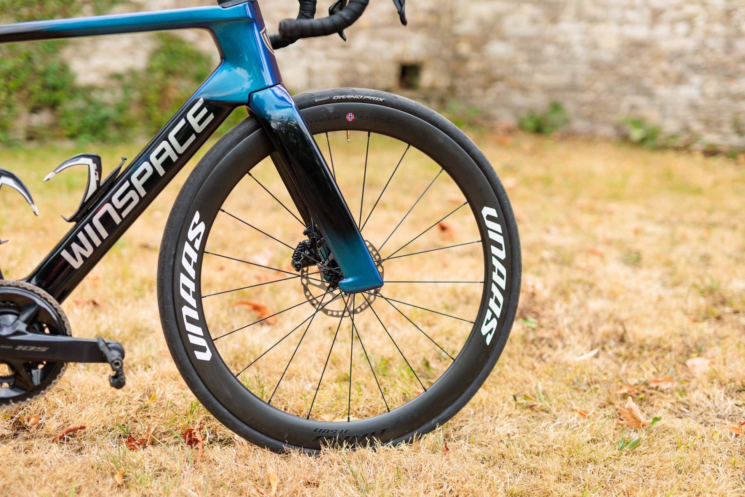 UNAAS Hard 50D front wheel on Winspace M6 Aero 105 Di2