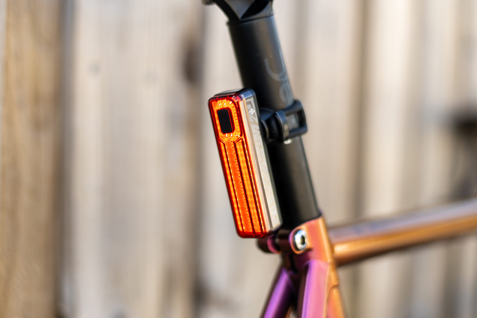 Moon Helix rear bike light.