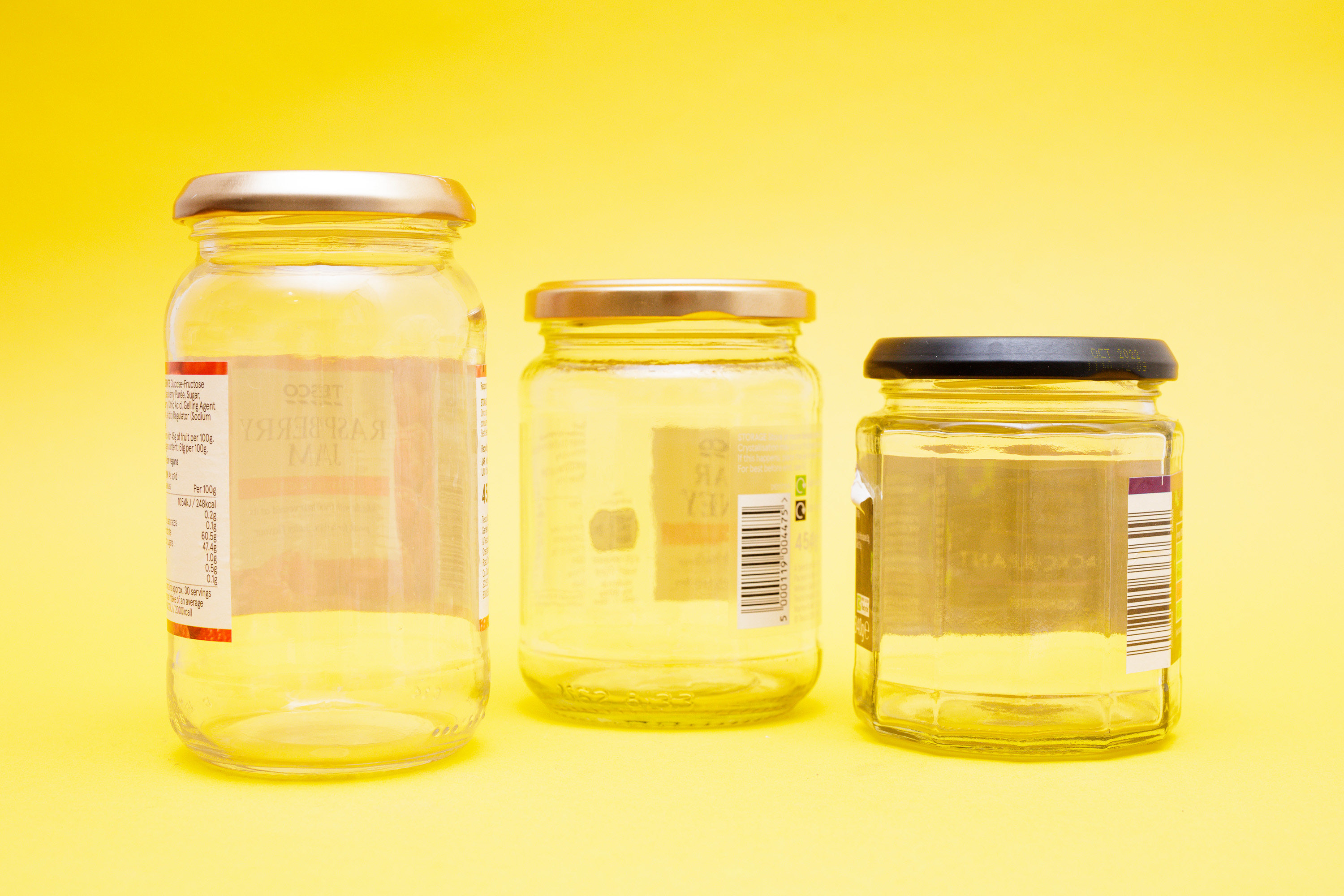 Glass jars