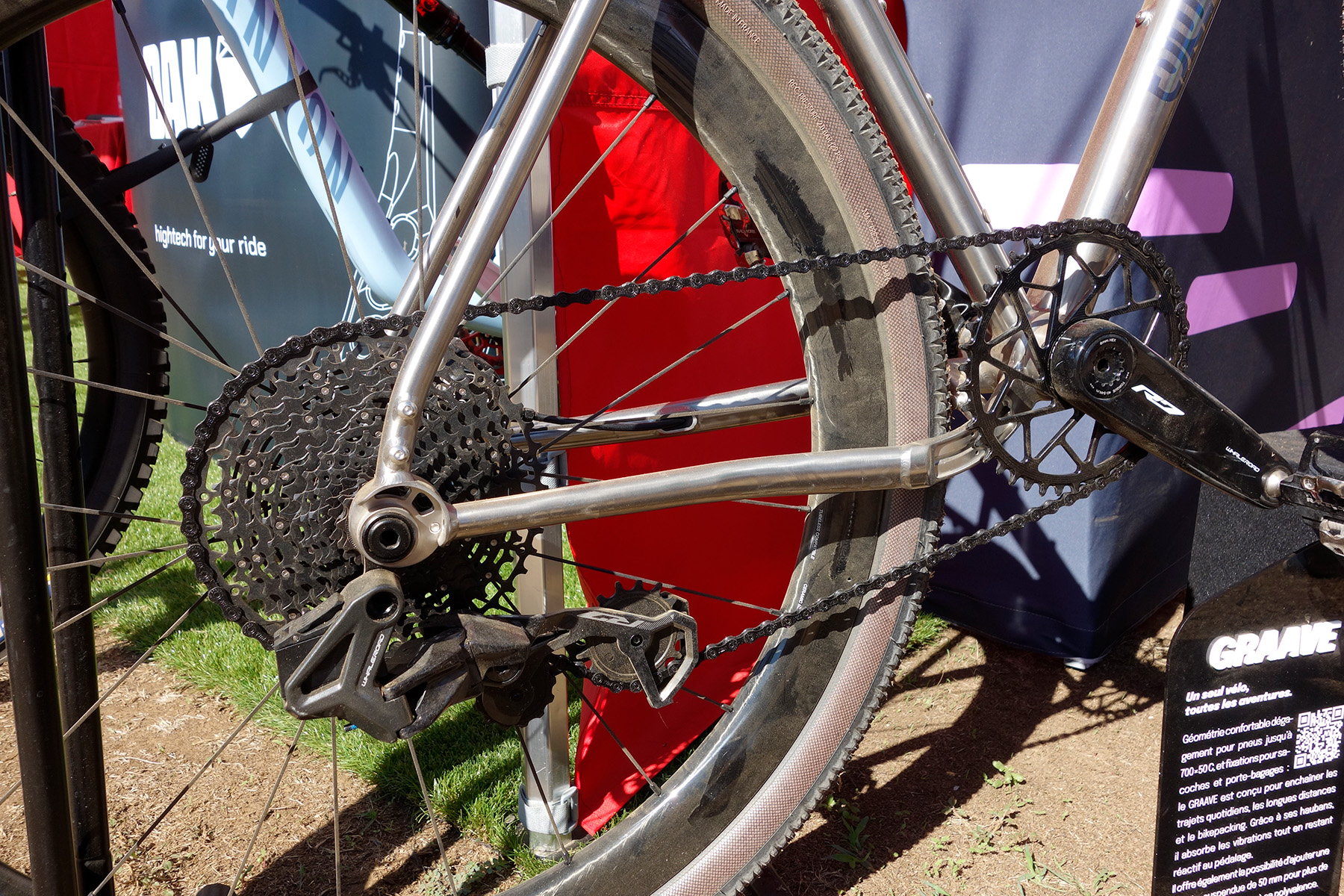 Whaleroad R7 14-speed drivetrain