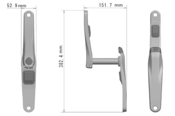 Leaked technical drawing of Shimano Dura-Ace R9300 power meter crankset