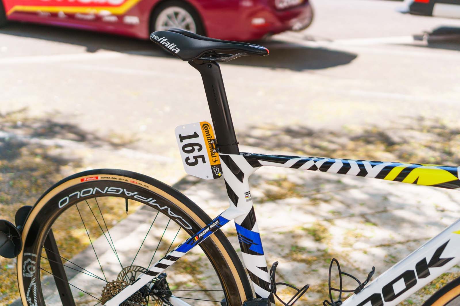 Milan Fretin Look 795 Blade RS at the 2026 Tour de France.