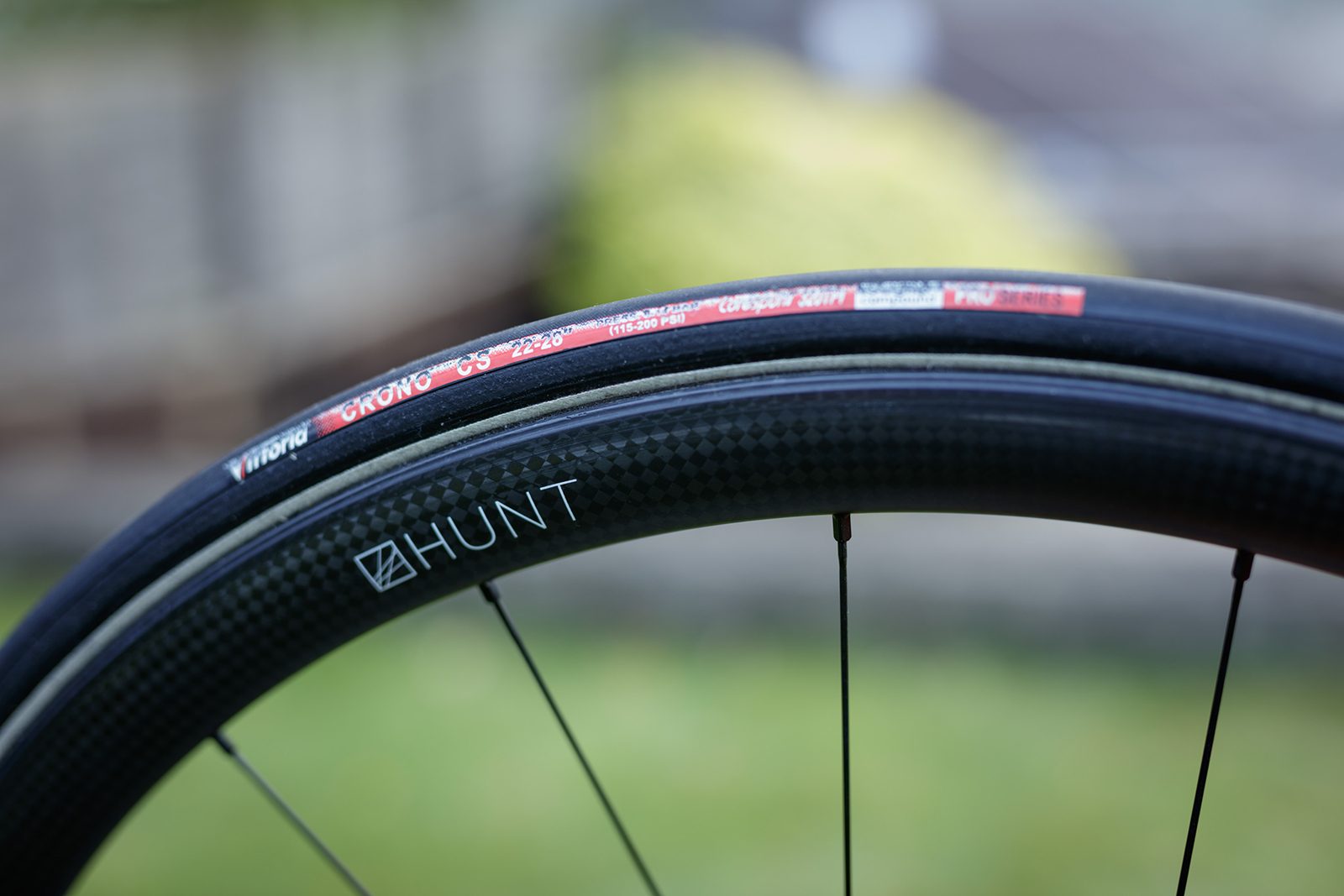 Vittoria tyres on hunt wheels