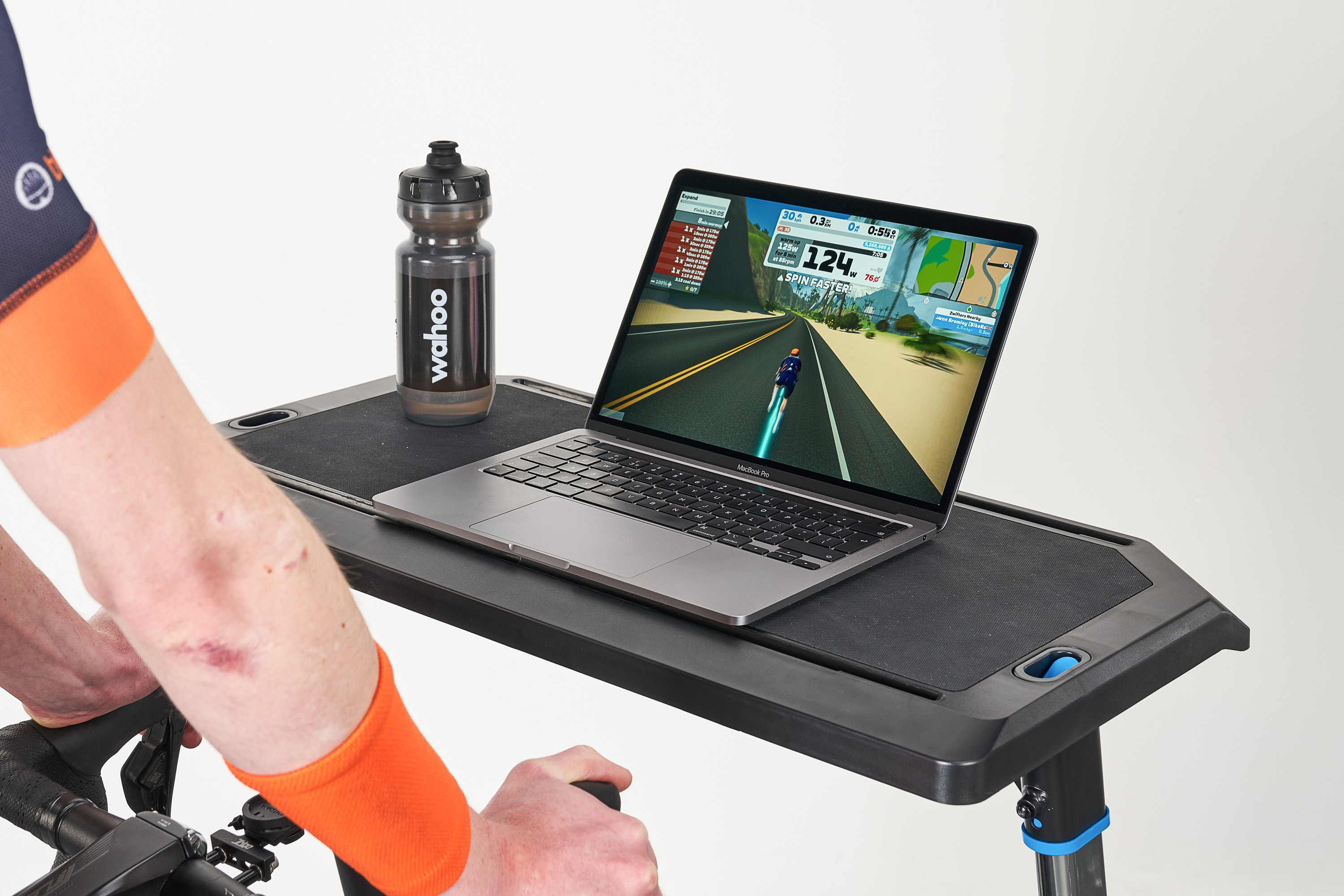 Indoor cycling setup Indoor cycling setup