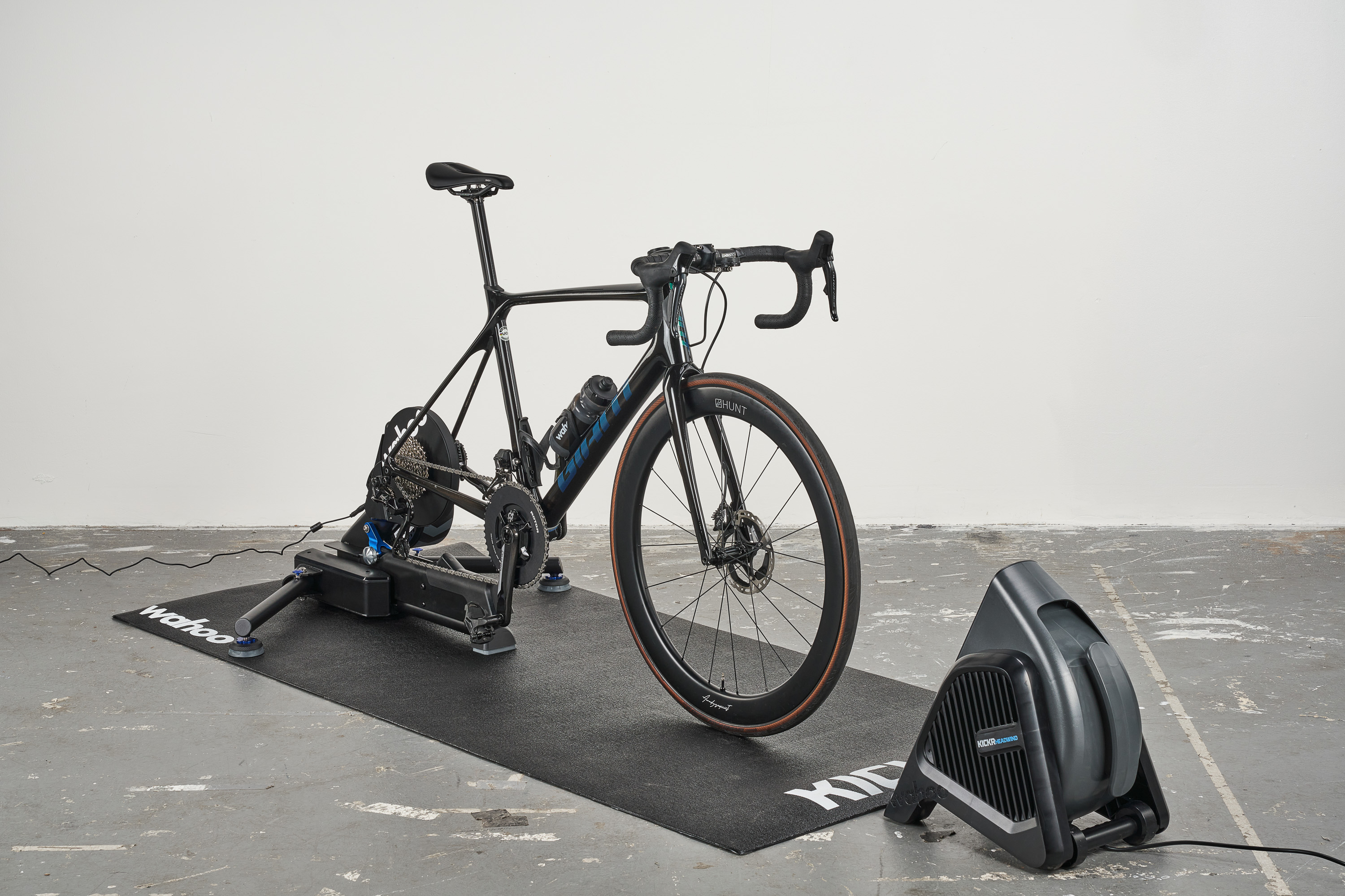 Indoor cycling setup Indoor cycling setup