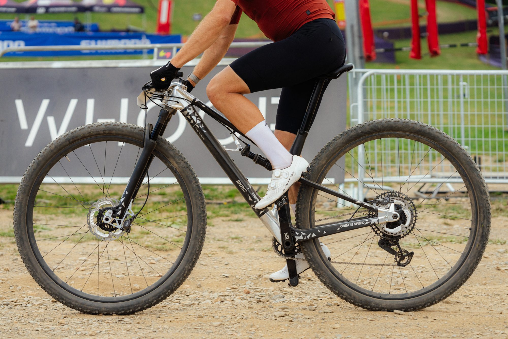 Cropped in 32in prototype BMC at Andorra XC World Cup