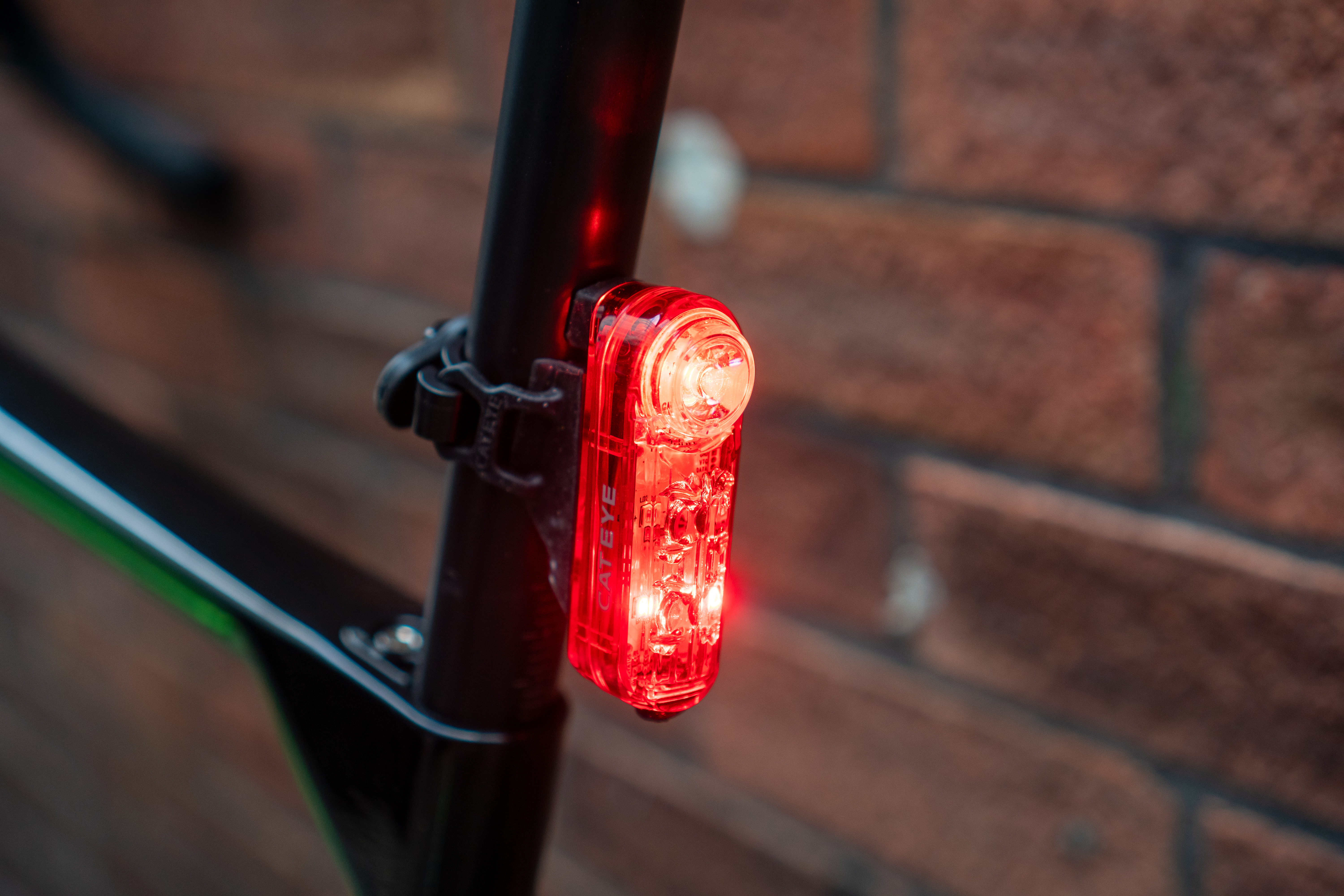 Cateye rear light.